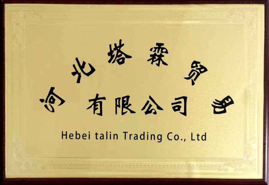 China HEBEI TALIN TRADING CO.,LTD Bedrijfsprofiel